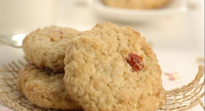 Овсяное печенье с клюквой