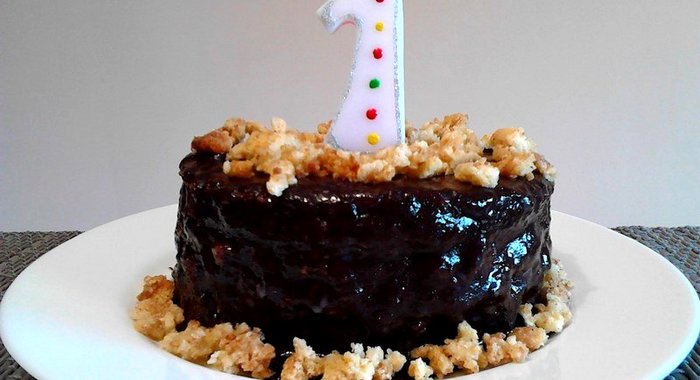 Бисквитный торт на сковороде