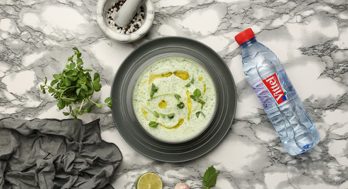 Мятно-огуречный суп