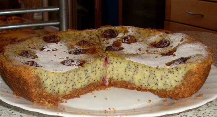 Творожно-фруктовый пирог