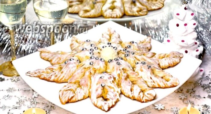 Пирог «Волшебная снежинка»