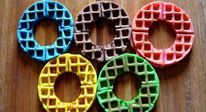 Вафли Олимпийские кольца