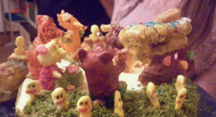 Шоколадный вегетарианский торт Ожидание Новогоднего волшебства