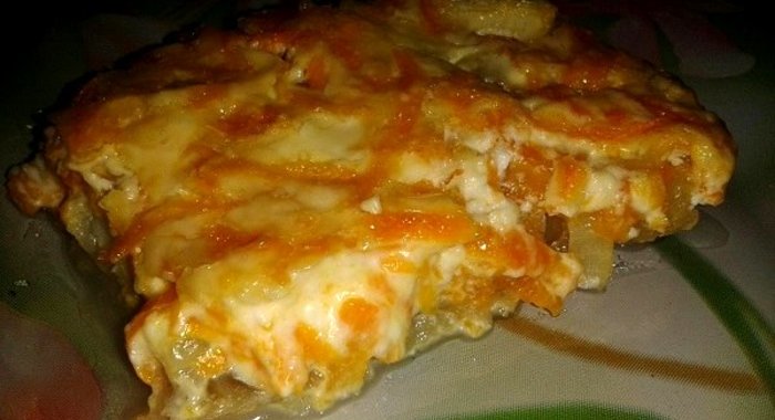 Запеченная рыба под шубой