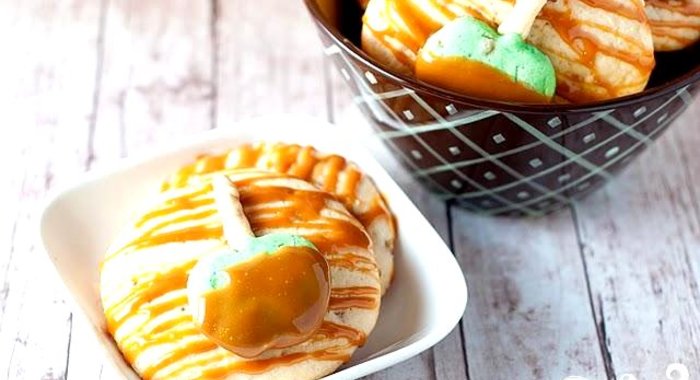 Печенье с карамелью