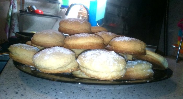 Печенье из теста на сметане