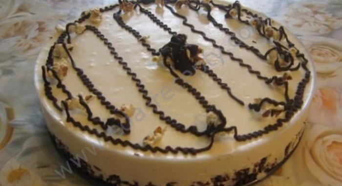 Торт из попкорна