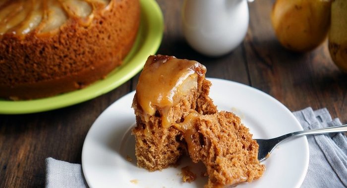 Торт с грушевым кремом