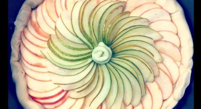 Французский яблочный пирог