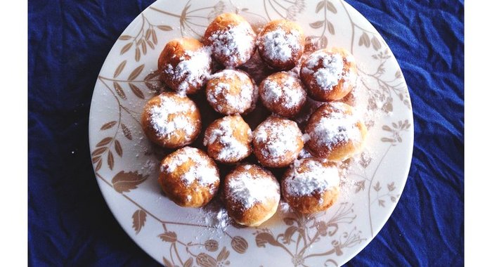 Пончики творожные