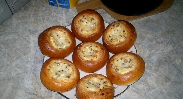 Ватрушки с творожной массой