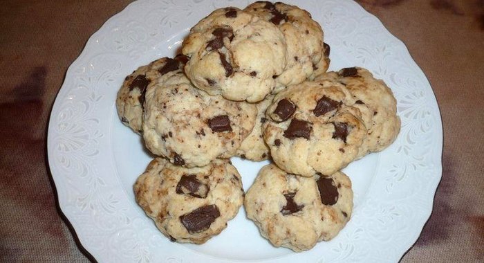 Постное печенье с шоколадом