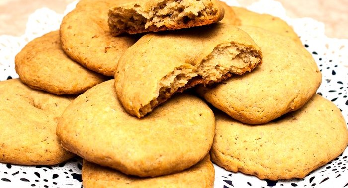 Печенье из шкварок