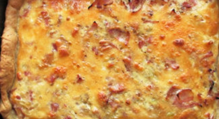 Пирог с беконом