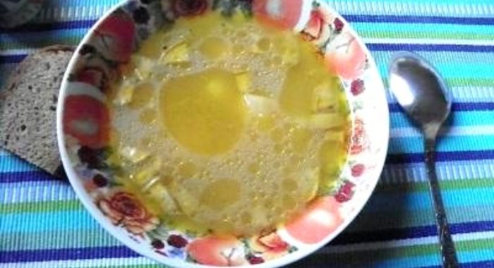 Суп с курицей и карри