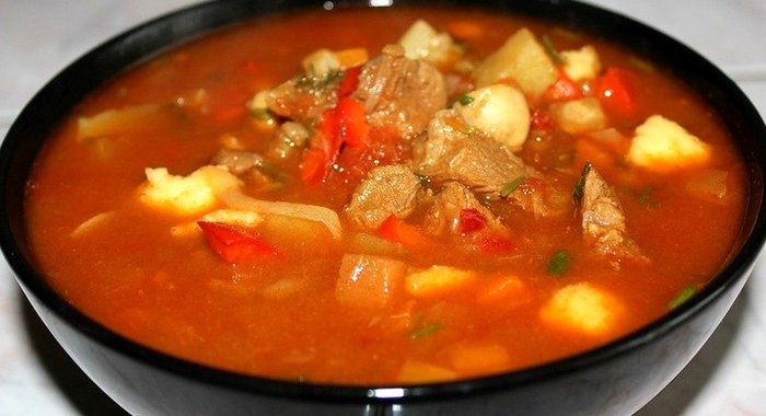 Суп-гуляш из говядины