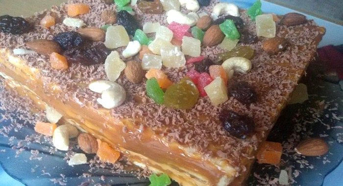 Вафельный торт