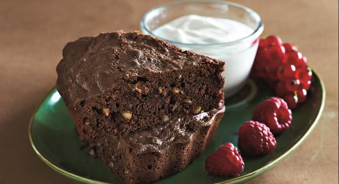 Влажный шоколадный пирог с оливковым маслом