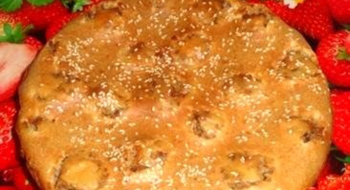 Пирог с тефтелями