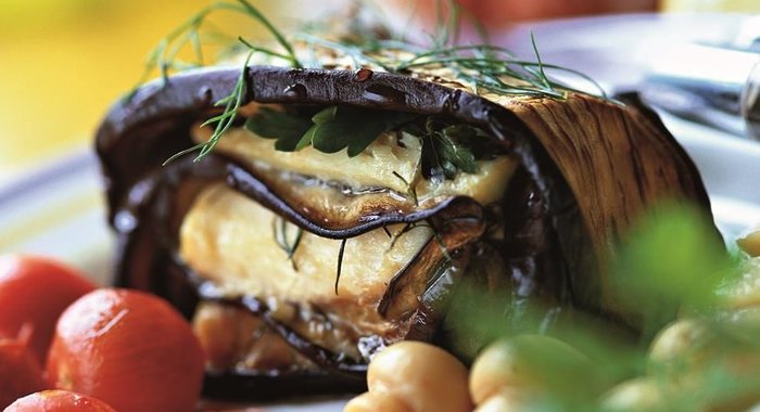 Торт Наполеон из баклажанов