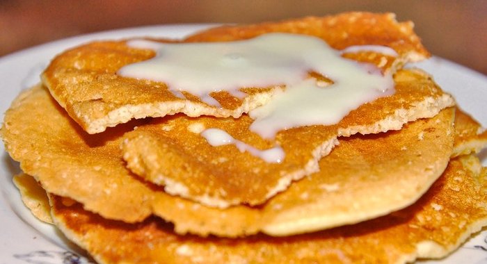 Вафли на сковороде