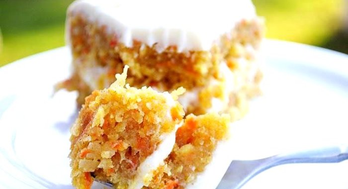 Морковно-кокосовый пирог