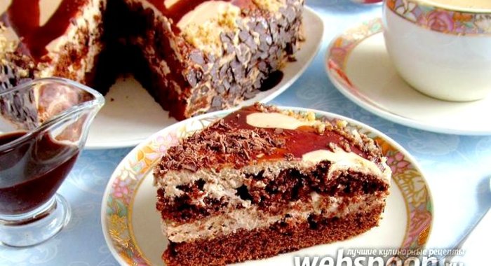 Торт «Шоколад на кипятке»