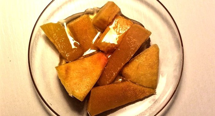 Тыква вареная с медом