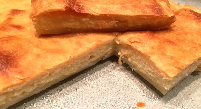 Хачапури с творожным тестом