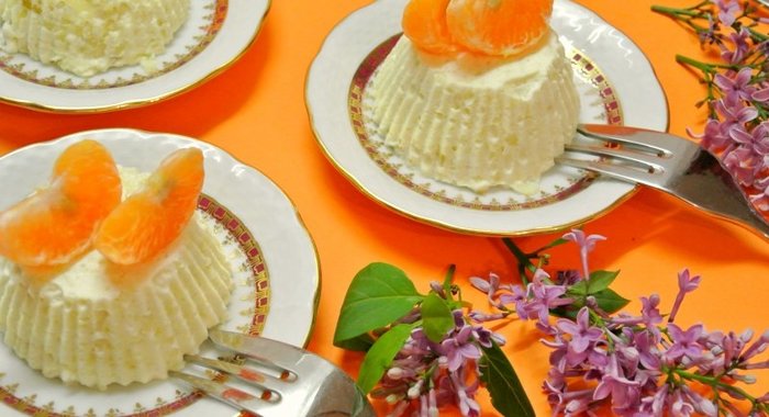 Творожно-яблочное суфле