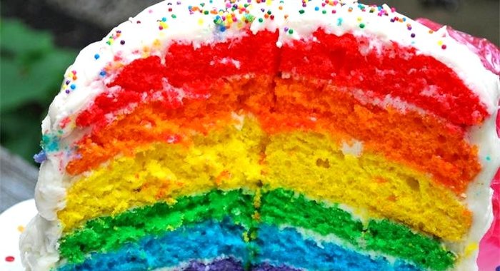 Радужный торт