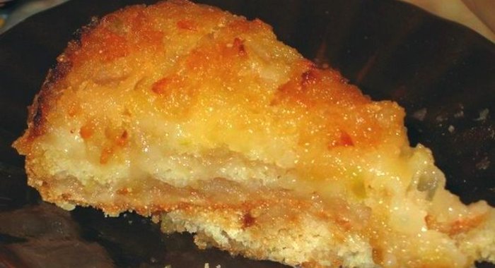 Яблочный пирог в микроволновке