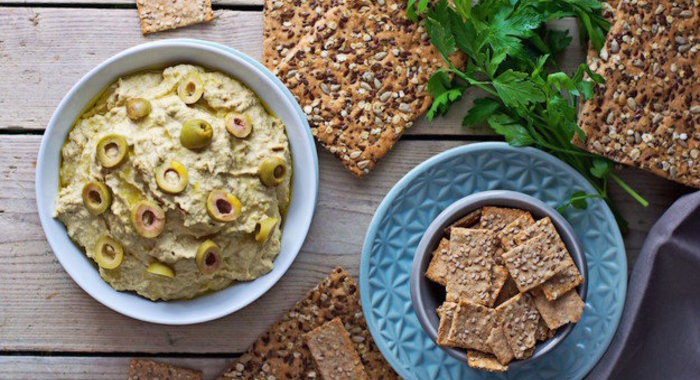 Хумус с оливками