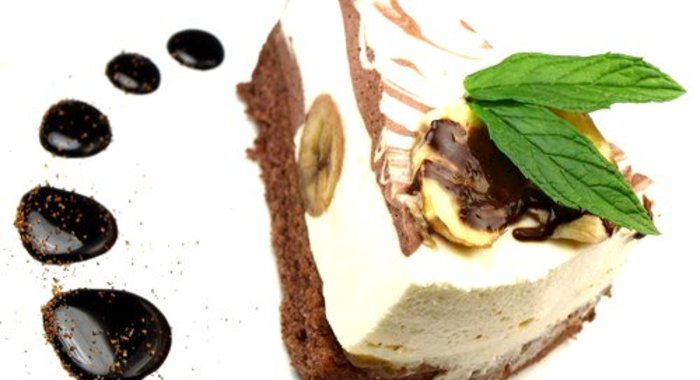 Американский чизкейк с бананами