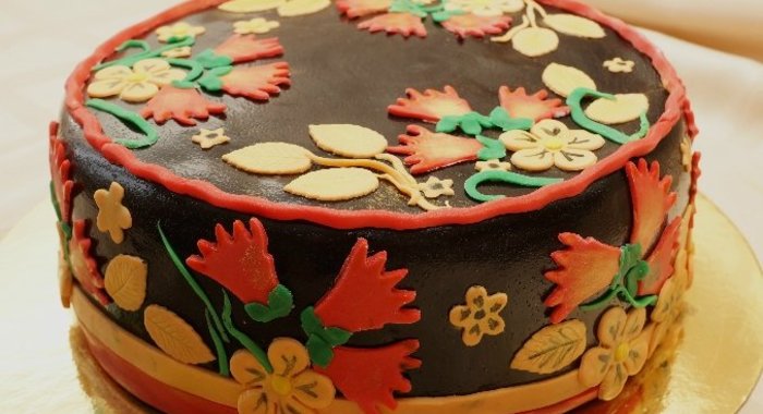 Торт Хохлома