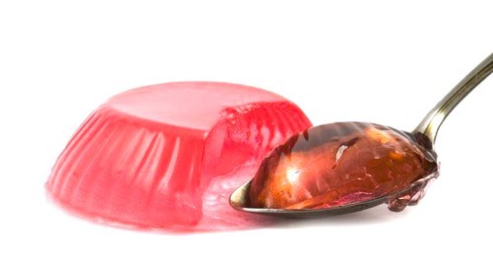 Арбузное желе с лимонным соком