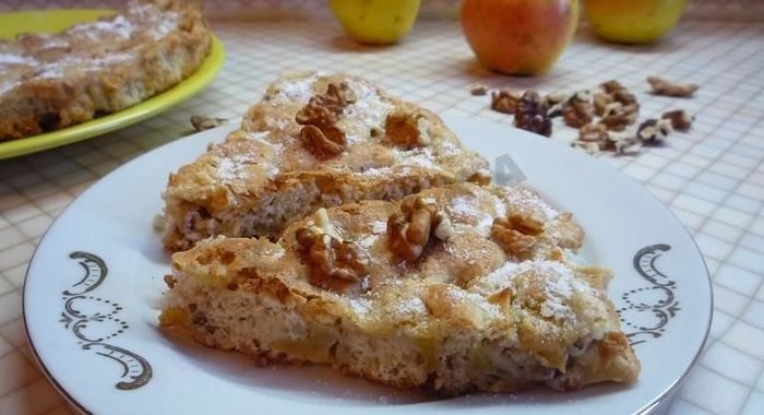 Милопита - яблочный пирог по-гречески