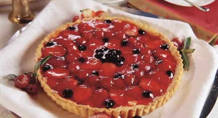 Летний песочный торт