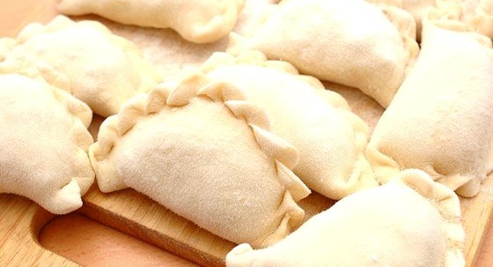 Манты с творогом