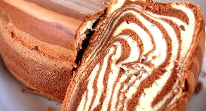 Кекс Зебра в мультиварке