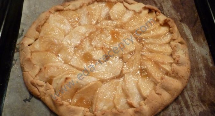 Французский пирог с яблоками