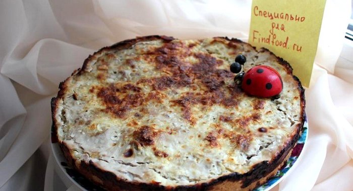 Закусочный пирог с фаршем