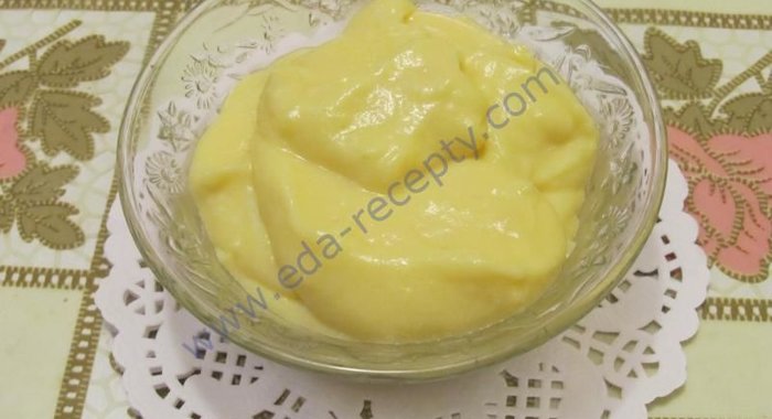 Заварной крем для торта