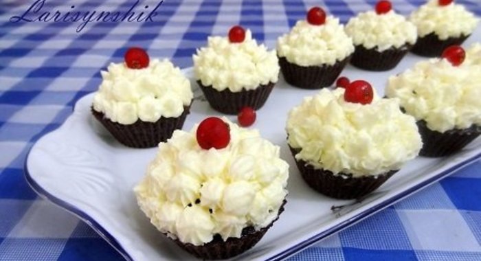 Капкейки из черемухи