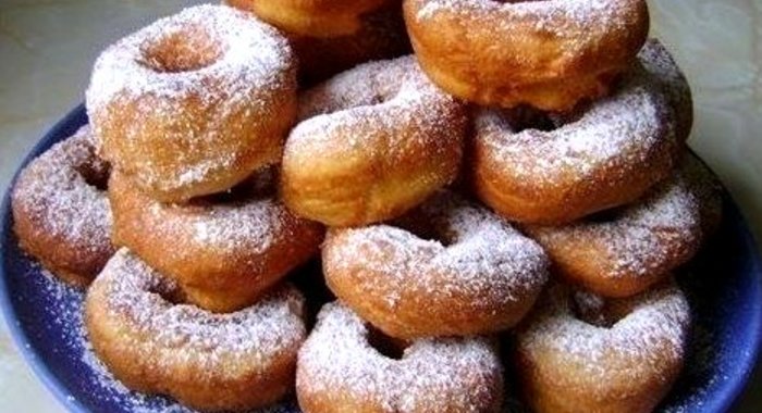 Творожные пончики