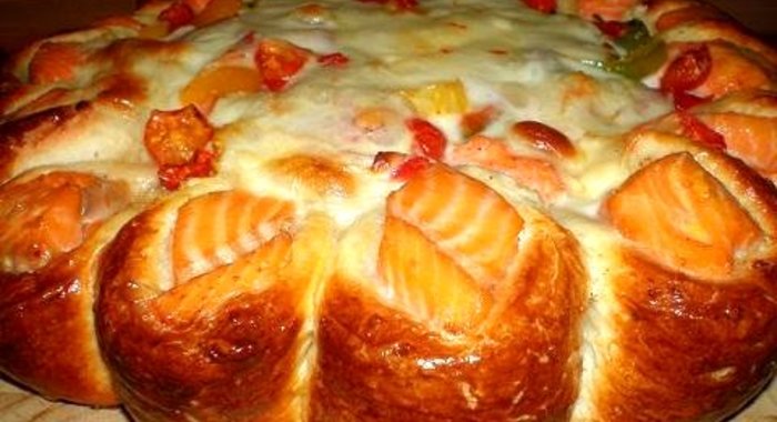 Пирог с горбушей