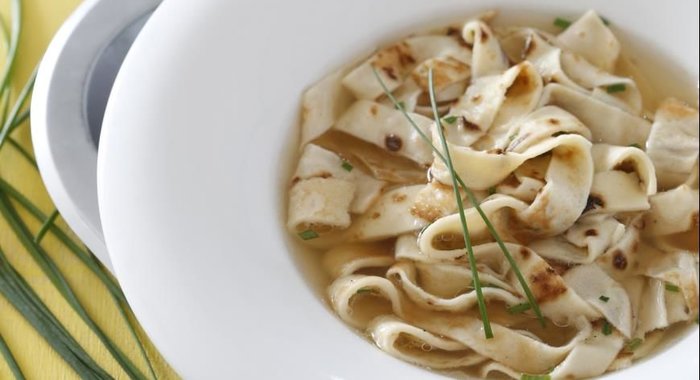 Суп с блинчиками