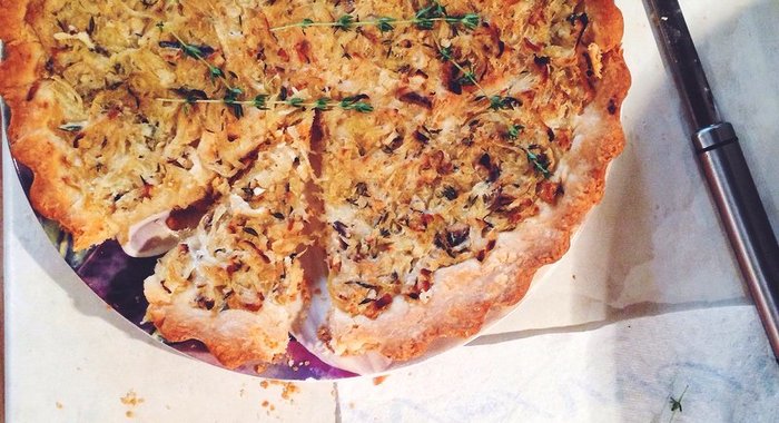 Луковый тарт