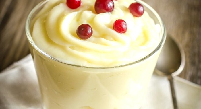 Сабайон с ягодами