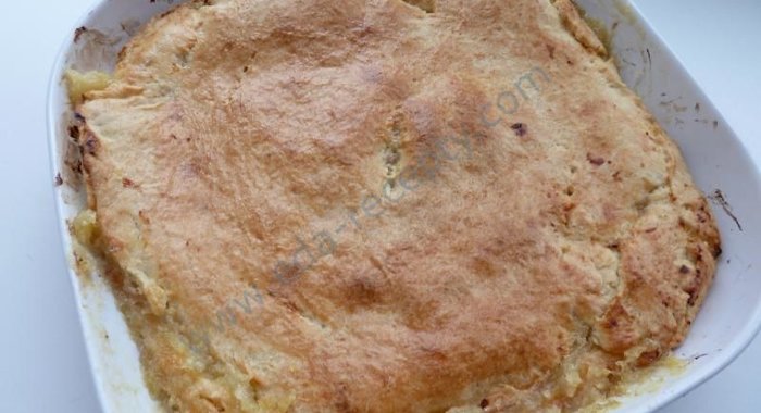 Лимонный пирог из песочного теста